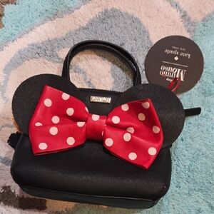 Kate Spade X Minnie Mouse Mouse Small Saffiano Leather Purse Brand New